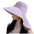 thumbnail image 1 of Sun Hats UPF 50+ Fishing Hat Uv Protection Hat Sun Hats with UV Protection for Hiking Women's Summer Large Hat Visor Visor Neck Outdoor Mountaineering Fisherman Sun Hat, 1 of 4