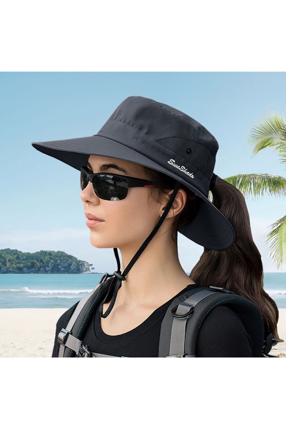 Sun Hats for Women Men Outdoor Camping Hiking Sports Adjustable Breathable Lightweight Wide Brim Summer Hat Camping Hat Women Outdoors Hats Birding Hats for Women Womens Visors Get Well Hat