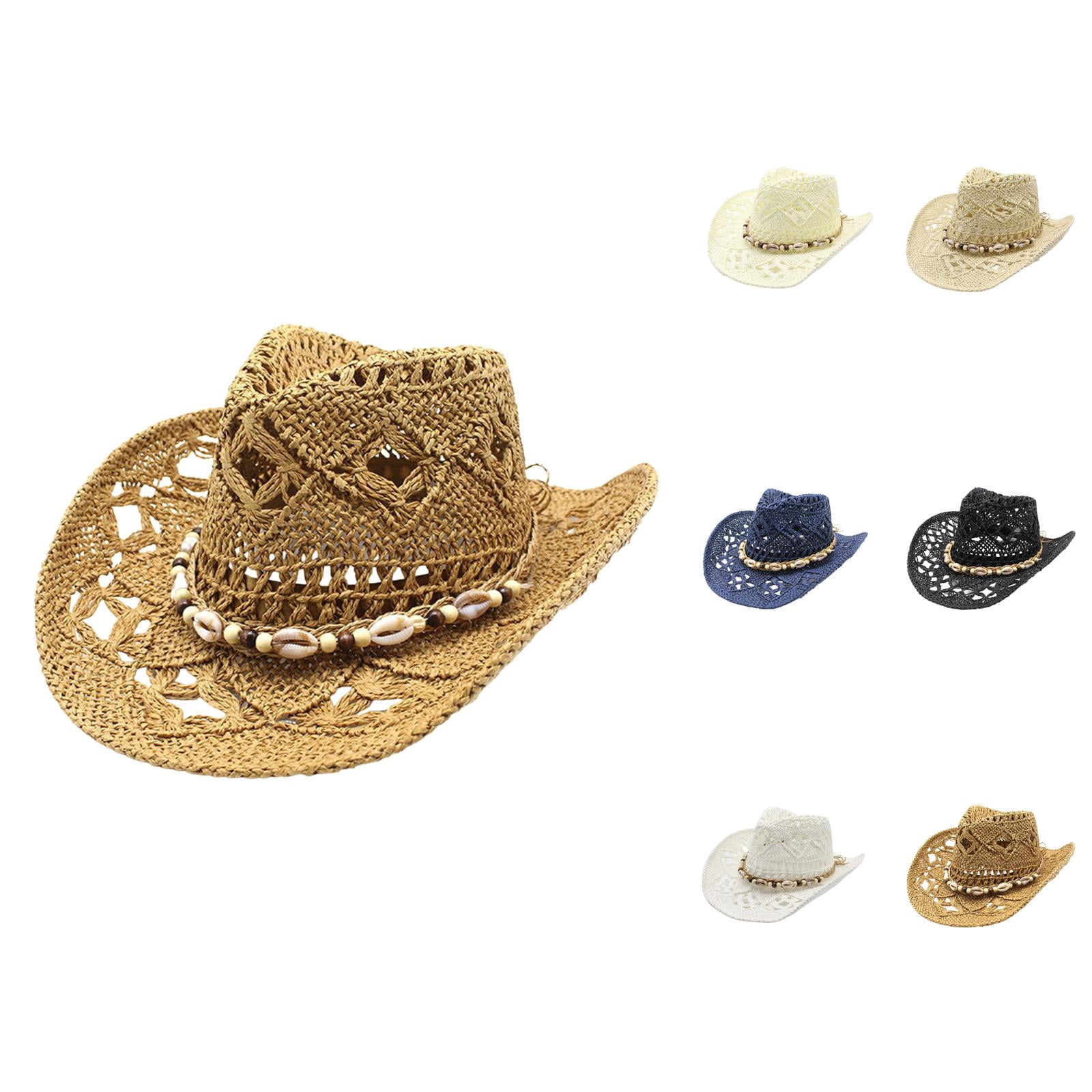 Straw Sun Hat with UV Protection, Foldable Beach Hat, Adjustable Chin Strap Sun Hats for Women UV Protection – Straw Hat with Adjustable  main image 3