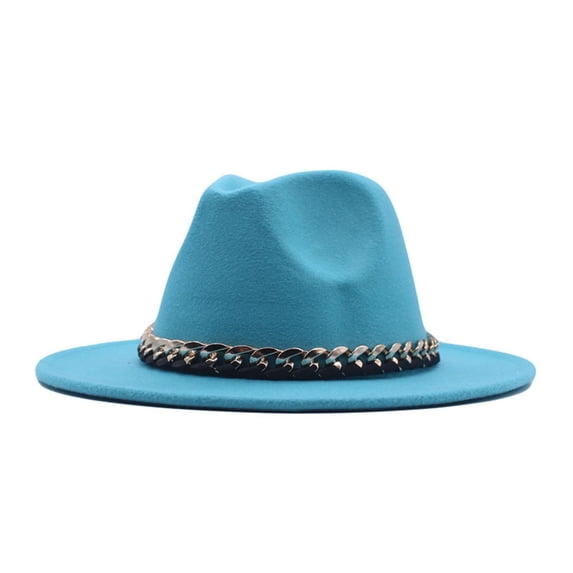 Sun Hats for Men Fashionable Fedora Fedoras Wide Dress Caps for Men,BU2,M