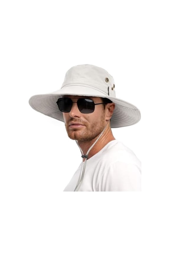 Sun Hats for Men Fishing Hat UPF 80+ Foldable Wide Brim Outdoor Hiking Beach Summer Hats