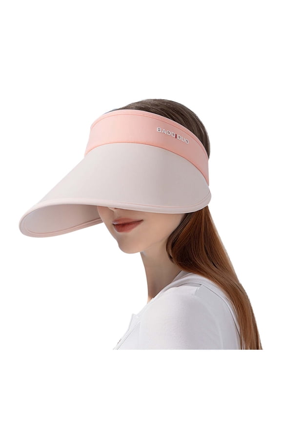 Sun Hats for Men Large Brim & Foldable Ice Silk In Design Trucker Hat,Pink,One Size
