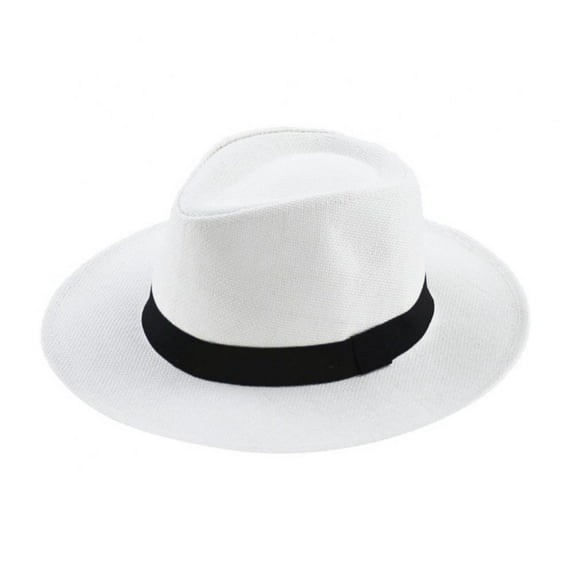 Sun Hats for Men Wide Brim Panama Hat Beach Hat Straw Hats for Men Sun Protection Foldable Men Fedora Hats