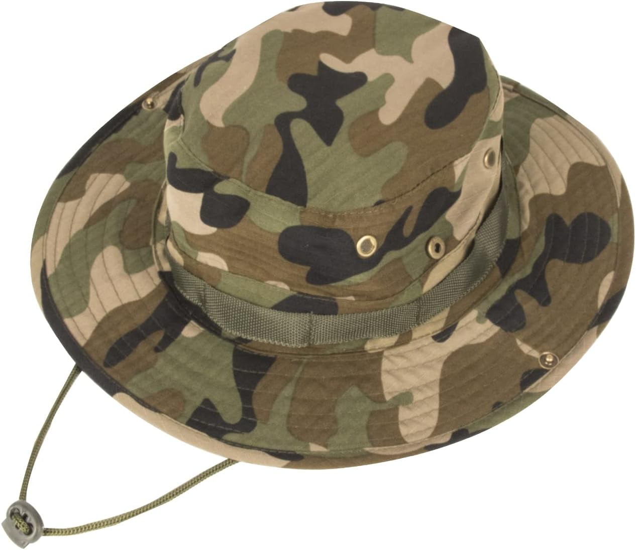 Cappello A Secchiello (bucket Hat) Da Pesca O Trekking, Unisex, Nero, 100% Cotone - 2