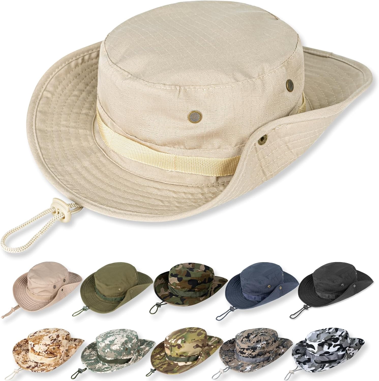 Sun Hats for Men Women Bucket Hat UPF 50+ UV Protection Boonie Hat for — free download
