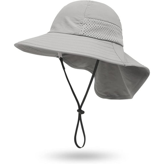 Sun Hats for Men Women Bucket Hat UPF50 Waterproof Breathable Bucket Hat Sun Summer Travel Fishing Hiking Fisherman Hat (Gray)