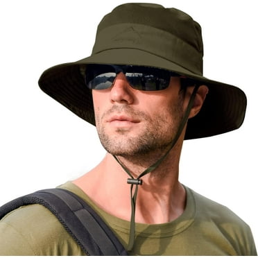 Sun Hats for Men Women Fishing Hat UPF 50  Breathable Wide Brim Summer UV Protection Hat