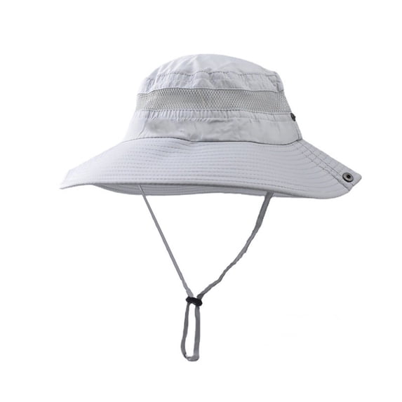 VLOOCKLW Sun Hats for Men Women UV Protection Breathable Wide Brim Bucket Hat for Summer Fishing, Hiking, Camping Lightweight Outdoor Adventure Cap