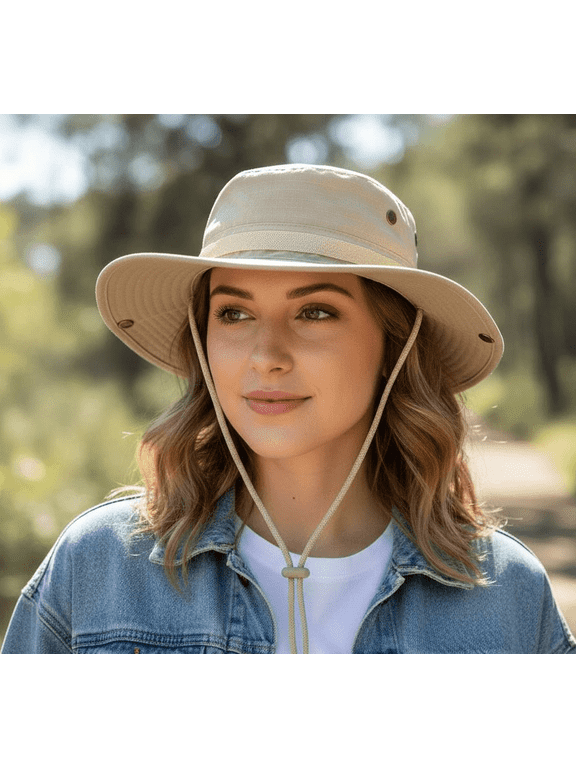 Sun Hats for Men & Women: UPF 50+ UV Protection Bucket Boonie Hat for Safari, Fishing, Hiking, Garden, Beach