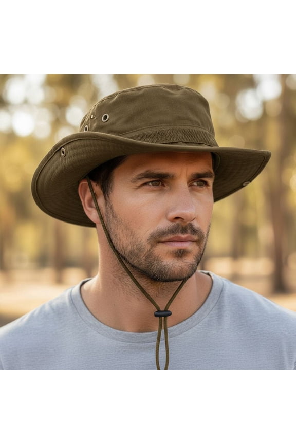 Sun Hats for Men & Women: UPF 50+ UV Protection Bucket Boonie Hat for Safari, Fishing, Hiking, Garden, Beach