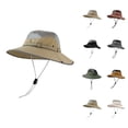 thumbnail image 1 of Sun Hats for Men Women Wide Brim Bucket Hats Uv Protection Upf 50+ Summer Boonie Hat Fishing Hiking Camping Hat, 1 of 3