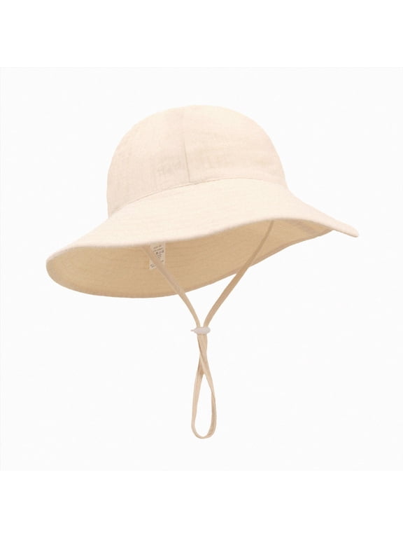 Sun Hats for Toddlers Kids Beach Sun Hat Adjusta Athletic Sports Hat (B,S)