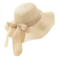 thumbnail image 1 of Sun Hats for Women Floppy Foldable Ladies Women Beach Sun Hat Beige Wide Brim Beach Hats for Women, 1 of 4