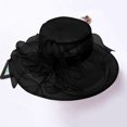 thumbnail image 1 of Floral Wide Brim Sun Hat for Women, Lightweight Packable Foldable Summer Beach Hat, One Size, 1 Pack, 1 of 5