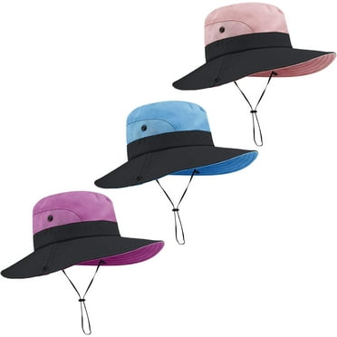 Sun Hats for Women Ponytail Sun Hats UV Protection Fishing Hats Foldable Mesh Wide Brim UPF 50 