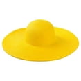 thumbnail image 1 of Sun Hats for Women Solid Color Large Brimmed Straw Floppy Disk Wide Brimmed Beach Comfortable Breathable Delicate Daily Caps, 1 of 3