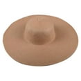 thumbnail image 1 of Sun Hats for Women Solid Color Large Brimmed Straw Floppy Disk Wide Brimmed Beach Comfortable Breathable Delicate Daily Sunhat, 1 of 3