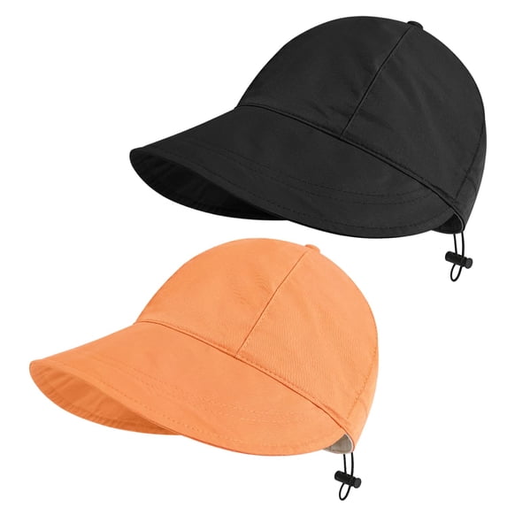Sun Hats for Women, Summer Beach Sun Hat for Women Wide Brim Visor Fedora Cap UPF50+