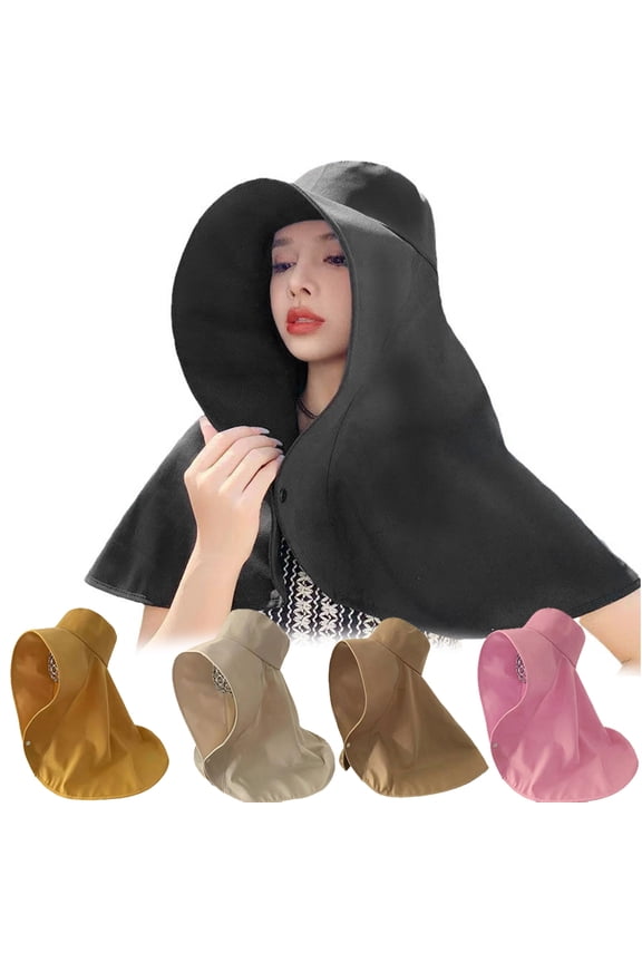 Sun Hats for Women Sun Protection Wide Brim Shawl with Neck Flap Hiking Visor Hat Outdoor Summer Beach