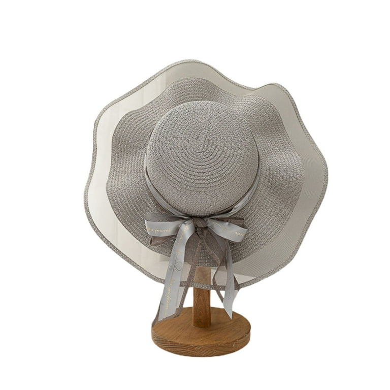 Sun Hats for Women UPF 50+ Women's Lightweight Foldable/Packable Beach Sun  Hat with Cute Bowknot 
