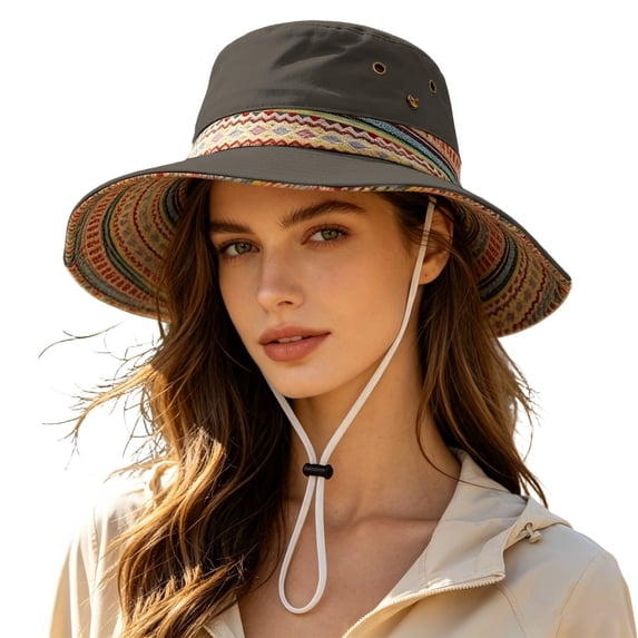 Sun Hats for Women Unisex Hat Western Cowboy Wide Brim Beach Hat Outdoor Activities Sun Protection Cap