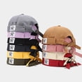 thumbnail image 1 of Sun Hats for Women Unisex Japanese Round Top Bucket Hat Spring Summer Casual Outdoor Purple One Size, 1 of 4
