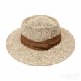 thumbnail image 1 of Sun Hats for Women Uv Protection Flat Top Hollowed Out Sun Hat, 1 of 5