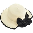 thumbnail image 1 of Sun Hats for Women Wide Brim Straw Beach Hat UV UPF 50+ Foldable Summer Sun Hat, 1 of 7
