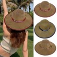 thumbnail image 1 of Sun Hats for Women Wide Brim Straw Hat Summer Beach Hat for Travel Outdoor, 1 of 5