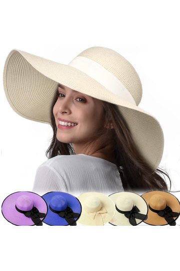 Foldable Beach Hats for Men and Women Sun Protection Wide  display picture 1