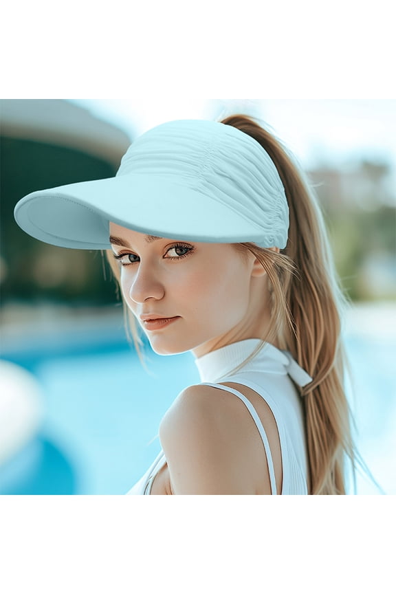 Sun Hats for Women Wide Brim Sun Hat UV Protection Caps Floppy Beach Packable Visor