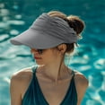 thumbnail image 1 of Sun Hats for Women Wide Brim Sun Hat UV Protection Caps Floppy Beach Packable Visor, 1 of 8
