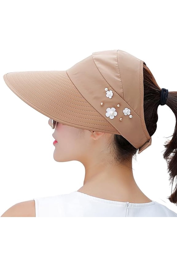 Sun Hats for Women Wide Brim Sun Hat UV Protection Caps Floppy Beach Packable Visor