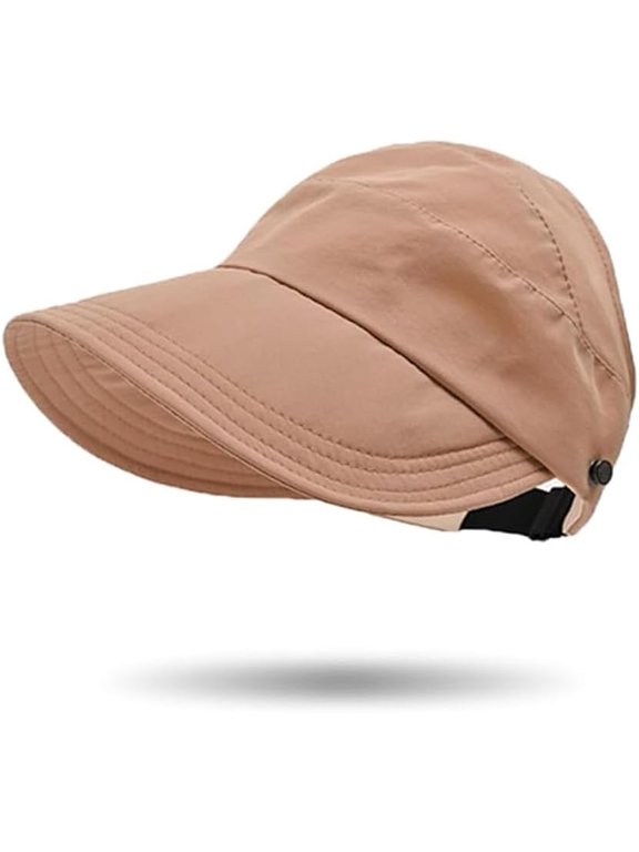 Sun Hats for Women Wide Brim UV Protection Hollow Top Sun Hat Summer Beach Packable Visor