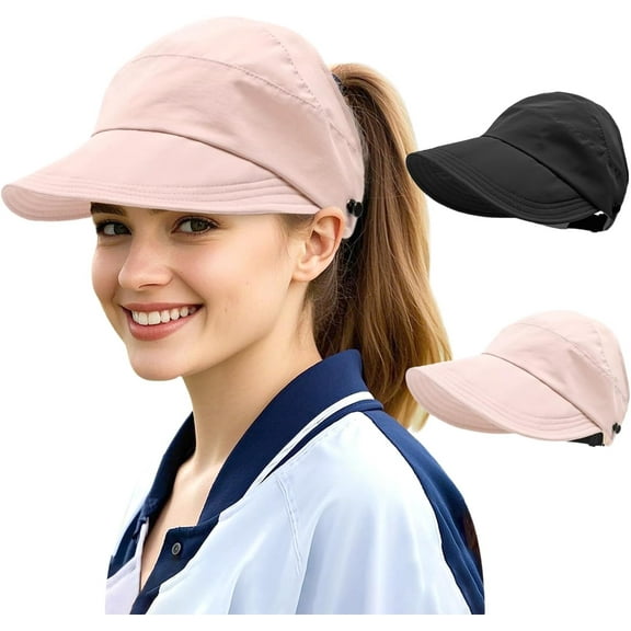 Sun Hats for Women Wide Brim Visor UV Protection Summer Beach Packable Hat