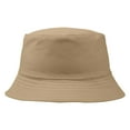 thumbnail image 1 of Sun Hats for Women, Yigetop Cotton Green Hat Bucket Hat for Summer Travel Beach Sun Hat Womens Bucket Hat Khaki M, 1 of 4