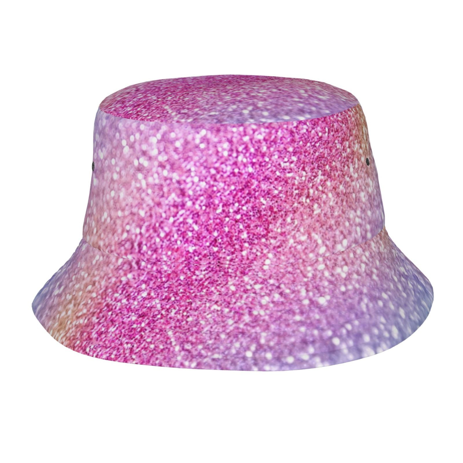 Sun Hats for Women and Men Fun Rainbow Pink Packable Bucket Hat, Sun ...