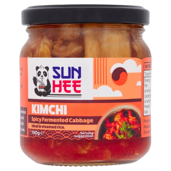 Sun Hee Kimchi - Spicy Fermented Cabbage 190g, Imported from Britain