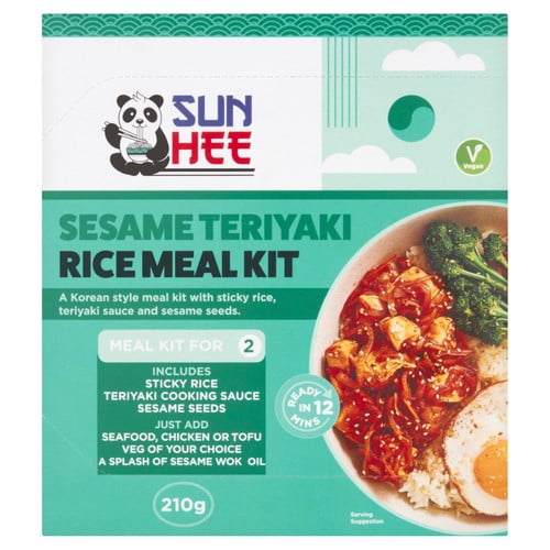 Sun Hee Sesame Teriyaki Rice Meal Kit 210g, British Import (Pack of 2)