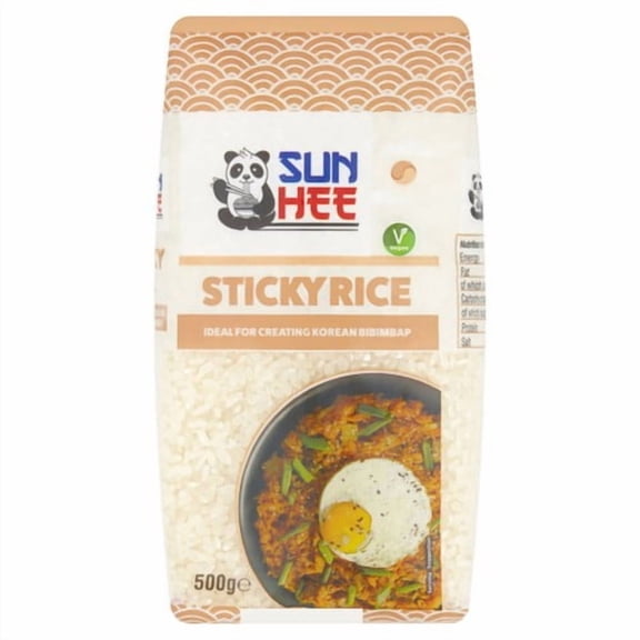 Sun Hee Sticky Rice 500g, British Import (Pack of 3)