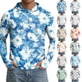 thumbnail image 1 of Sun Hoodie Mens Long Sleeve Athletic Workout Tops Rash Guards Hiking Running Swim Athletic Workout Shirt, 1 of 6