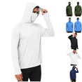 thumbnail image 1 of Sun Hoodies for Men Long Sleeve Sun Protection Shirts with Mask Mesh Patchwork Breathable Running Fishing Hiking Pullover Shirts M-3XL, 1 of 6
