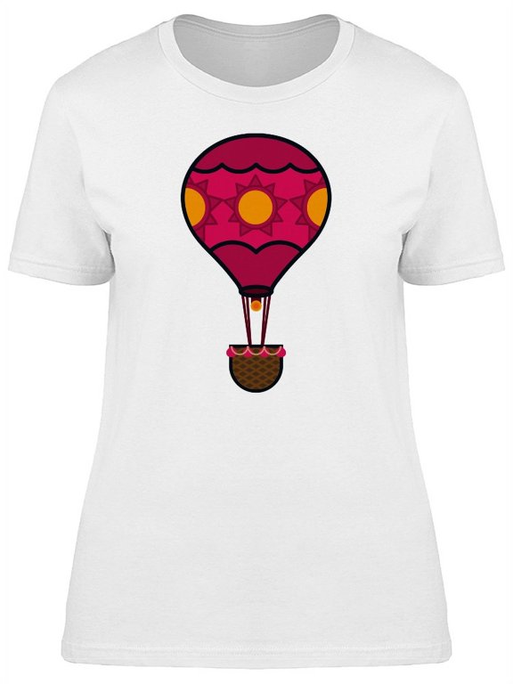 Sun Hot Air Balloon Doodle Tee Women's -Image by Shutterstock