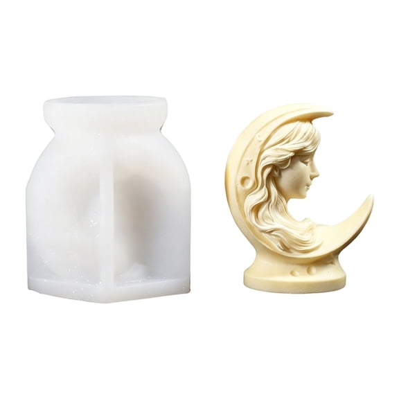 Sun Human Face Silicone Mold For Resin Casting And Soap Making Gypsum Figurine Decoration Resin Casting