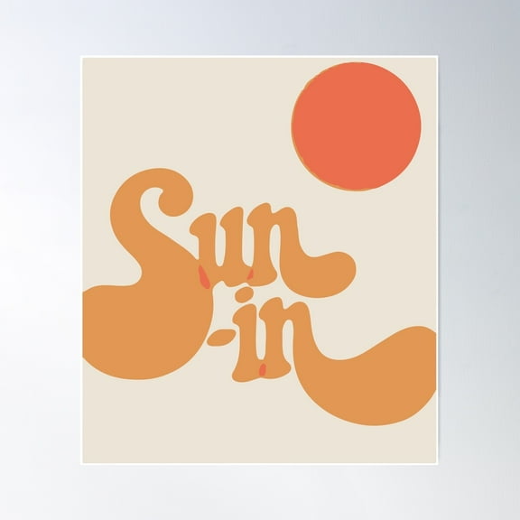 Sun In Poster Wall Art, Modern Wall Decor For Living Room Bedroom, 8x12 UNFRAMED