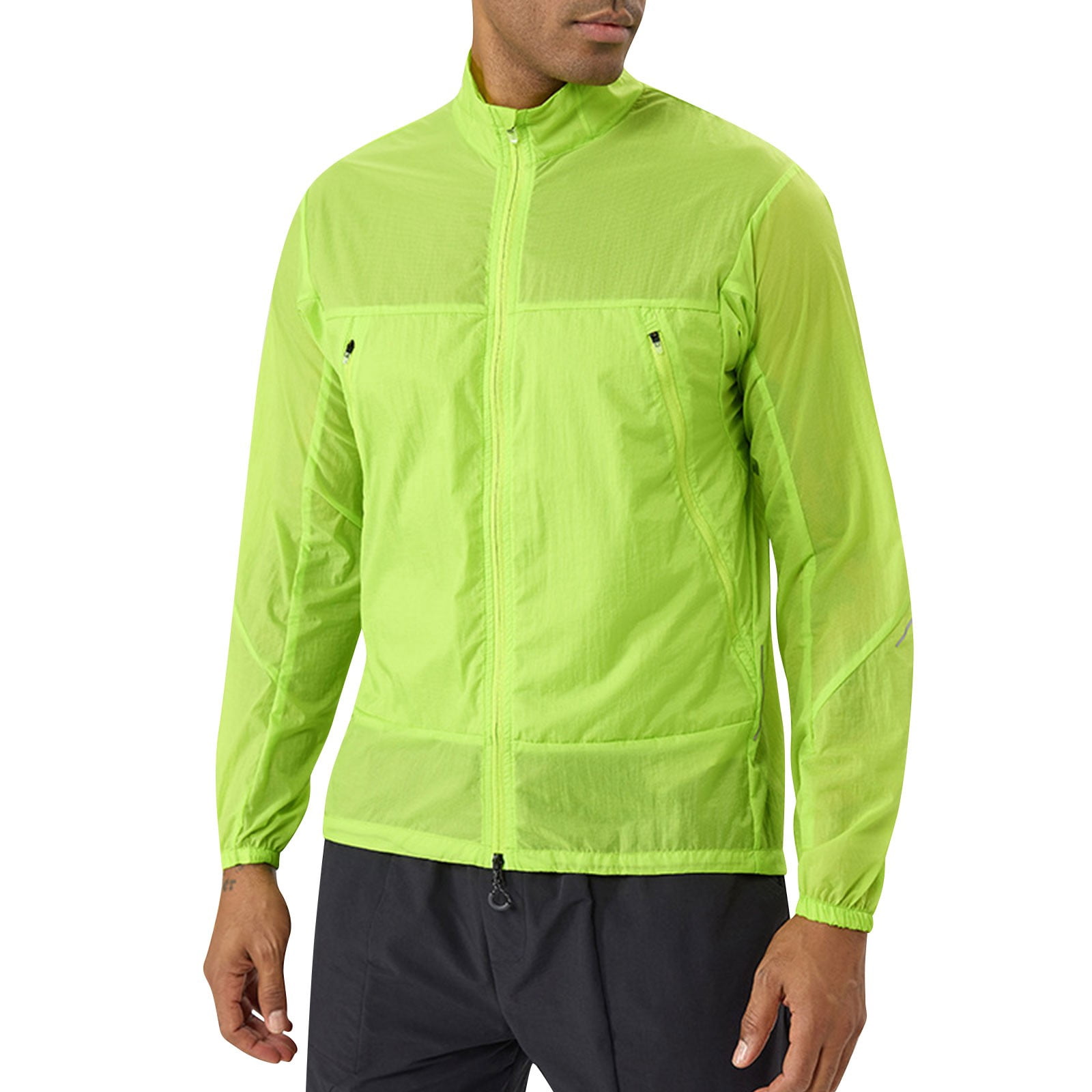 Modular Sun Jacket Sun Jackets for Men Long Sleeve UPF 50+ Quick Dry Full Zipper for Gym ...