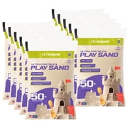Sun Joe Ultra Fine Silica Play Sand for Outdoor Sandbox, Natural White, 50 lb Bag, 10 pack