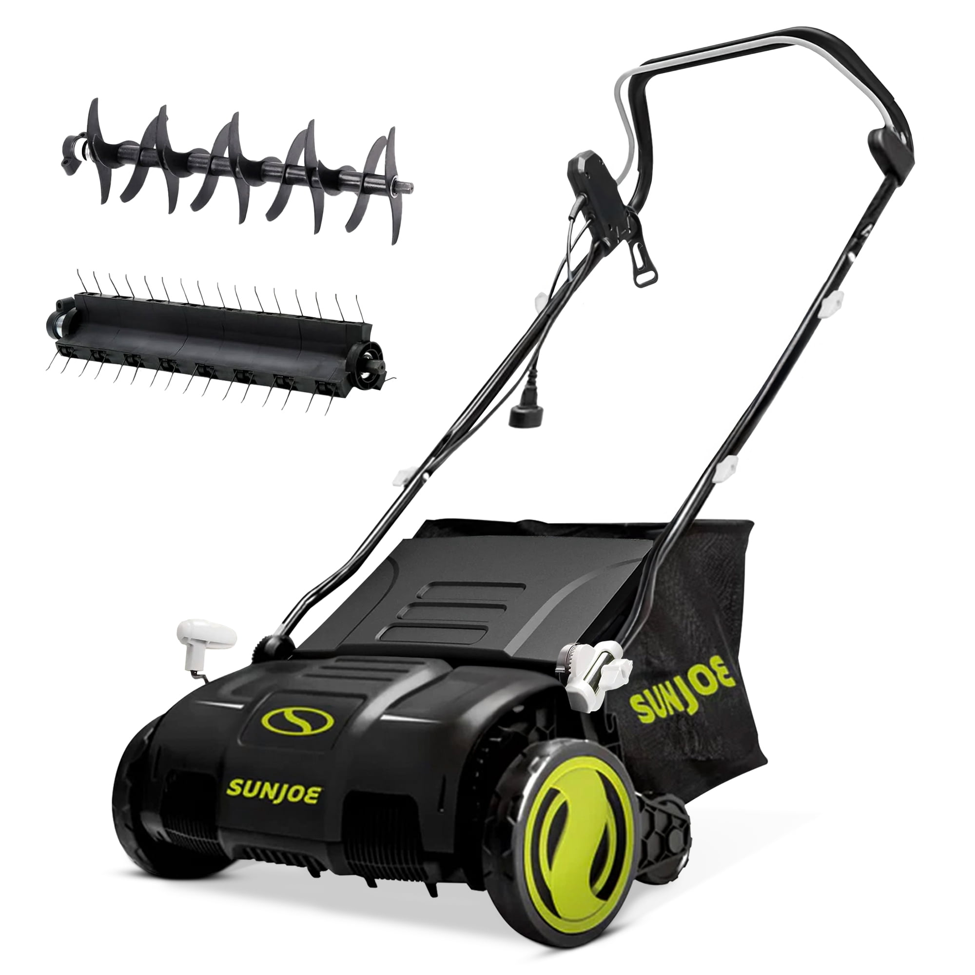 Sun Joe, Lawn Mower, 15-Inch, 13-Amp Electric, Green - Walmart.com