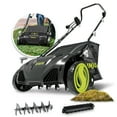 thumbnail image 1 of Sun Joe AJ805E Walk-Behind Mowers, 15-Inch 13-Amp Electric, Green, 1 of 16