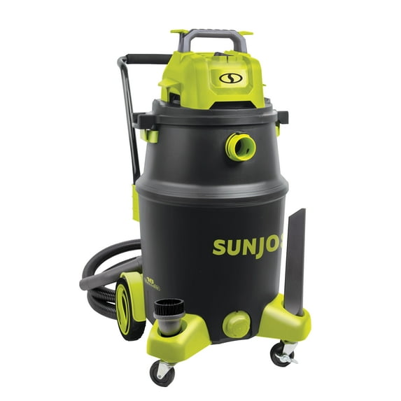 Sun Joe 16-gal Wet/Dry Shop Vacuum W/ HEPA Filtration, Cleaning Attachments, 1200-Watt, 6.5 Peak HP